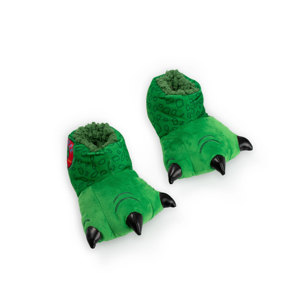 Disney (10 Uk Child) The Good Dinosaur Slipper Boots (Unisex Kids Green)