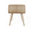 Vionna Curved Side Table with Shelf Oak 4
