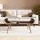 Vionna Curved Coffee Table with Shelves Oak 4