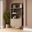 Vionna Tall Bookcase with 2 Door Display Unit 5
