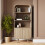 Vionna Tall Bookcase with 2 Door Display Unit 1