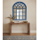 Arc Soho Window Mirror Blue Rustic Plastic 50x71Cm 2