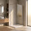 Balterley Balterley Wetroom Screen with Support Bar, 1200mm, Brushed Bronze 4