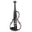 Leise E-Violine 4/4 mit Tonabnehmer, Kohlefaser 20