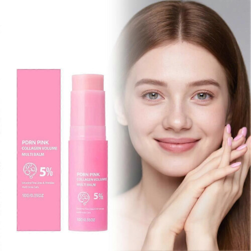 PDRN Pink Collagen Volume Multi Balm Stick Portable Hydration Glow Care 1
