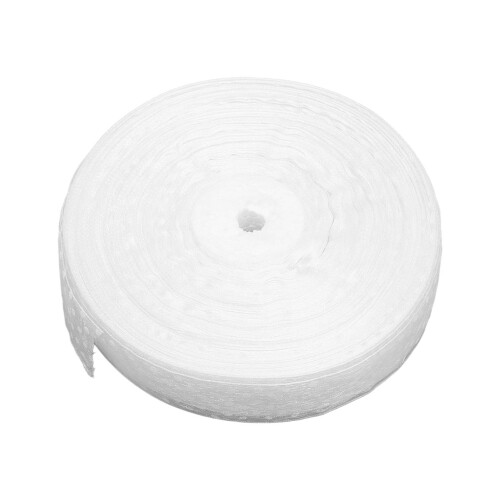 91,4 m Chiffonband, 2,5 cm, weiß, transparent 1