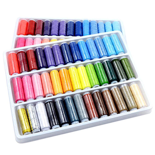 39pcs Sewing Thread Assorted Colors Practical Polyester Yarn Robust Sewing Thread for Home 1