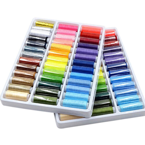 39pcs Sewing Thread Assorted Colors Practical Polyester Yarn Robust Sewing Thread for Home 2