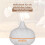 Humidifier, aroma diffuser, ultrasonic diffuser, 7 color changing, 550ml, for bedroom, office, yoga, spa, remote control 4