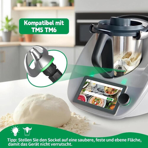 Σετ λεπίδων ζύμης 2 τεμαχίων για Thermomix TM5, TM6, λεπίδες ανάμειξης ζύμης απ 2