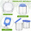 12 Pack Insect Bug Viewer for Kids with Tweezers Magnifying Insect Box Insect Observation Kit Bug Catcher Bug Container 4