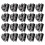 20x D-Ring-Nieten, 360 drehbar 1