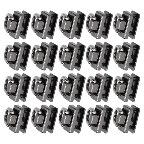 20x D-Ring-Nieten, 360 drehbar