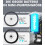 Μίνι ηλεκτρική αντλία ποδηλάτου 120PSI, φως LED και οθόνη LCD, επαναφορτιζ 4