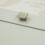 Brushed Nickel Small Square Kitchen Cabinet Knob 4