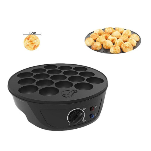 Ηλεκτρική μηχανή Takoyaki, ηλεκτρική ψησταριά, με 18 φρεάτια, εύχρηστη, 2