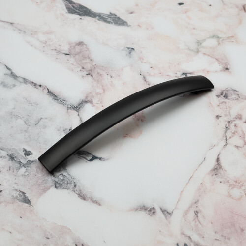 Matt Black Cabinet Bow Handles (160mm Handles) 2