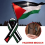 Palestinian Flag Ribbon Enamel Pin Backpack Hat Decoration 2