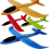 4 Pack Airplane Toys,18.9"foam Glider Plane,manual Throwing,fun Plane 1
