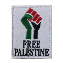 (A) Broderad armband Palestina flagga tyg arm emblem applikation för kläder väska ryggsäckar uniform