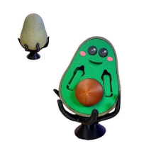 (A1)3D Printed Middle Finger Bad Avocado Funny Avocado Toys Middle Finger Statue Cute Avocado Home Decor Gifts For Your Friends
