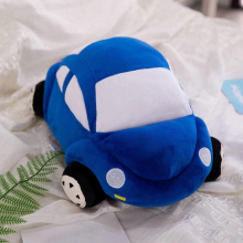 (Blau) Niedliches Auto-Modell-Plüschtier, Autoförmiges Plüschkissen, Geburtstagsgeschenk 242465