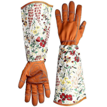 (Braune) Gartenhandschuhe, dornenfeste Gartenhandschuhe, außergewöhnliche Geschenkidee für Frauen, 1 Paar