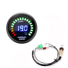 Indicateur de rapport air/carburant 52 mm avec sonde lambda à bande étroite - Affichage numérique LED
