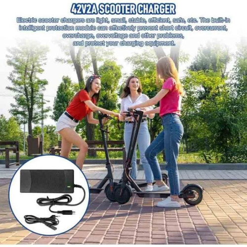 Φορτιστής ηλεκτρικού σκούτερ 42V 2A για Xiaomi M365 και Ninebot, τροφοδοτικό γρήγορ 1