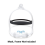 Μάσκα CPAP Universal με ιμάντα κεφαλής συμβατή με τη σειρά ResMed Mirage της Philips Respironics 5