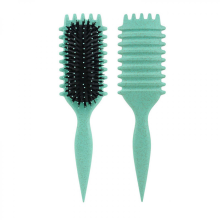 2-delers børstepakke kompatibel med styling- og vedlikeholdsprodukt for krøllete hår 0619