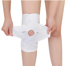Knee Brace With Side Stabilizers For Meniscal Tear Knee Pain Acl Mcl Arthritis Injuries Recovery, Breathable Adjustable Knee Support-white clearance