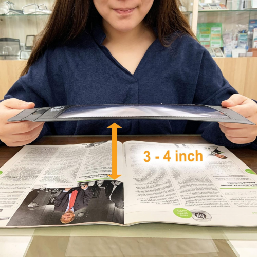 A4 Large Sheet Magnifier Lens - 10x Magnification For Book Reading 2