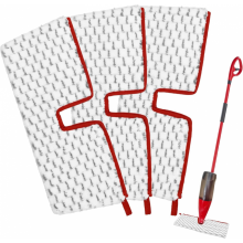 3-Pack Microfiber Mop Pads, Double-Sided Cleaning, Wet or Dry Use, Compatible with Vileda ProMist MAX Spray Mop Replacement