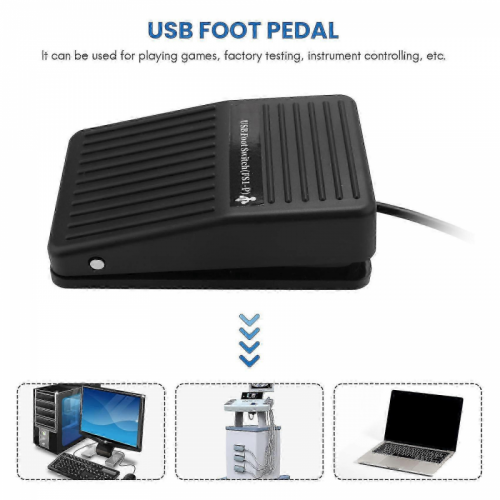 PC USB nožní spínač klávesnice pedál 1