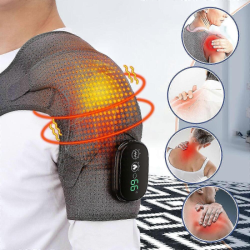 Heated Shoulder Wrap With Massage, Electric Shoulder Heating Pad Massager 1