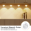 lampadine ricaricabili E27, 3 temperature di colore, lampada da tavolo con telecomando e timer. 5