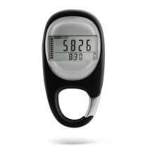 3D Pedometer for Walking Steps and Miles, Portable Step Counter for Walking with Distance