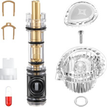 Ersatzkartuschen- und Wasserhahngriff-Kit, für Moen 1225/1225B und 96797, Einhebel-Wannen- und Duschstandardventil