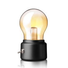 Wiederaufladbare Vintage-LED-Schreibtischlampe mit USB-Ladefunktion fürs Schlafzimmer