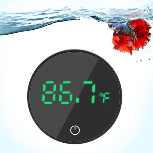 Digitales Aquariumthermometer – Präziser Temperatursensor – Klebemessgerät für Aquarien