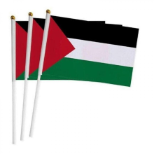 (10 ks - 14x21 cm) 5/10/20/50/100 ks palestinských vlaječek, přenosné vlajky odolné proti blednutí pro akce