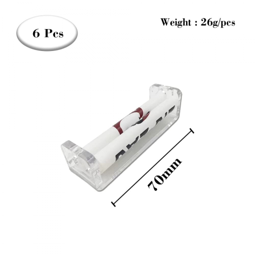 6 Pcs Cigarette Roller Plastic Cigarette Rolling Machine Manual Rolling Machine for Making Cigarettes 1
