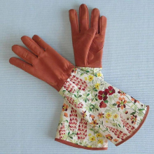 Gants de jardinage marron, gants anti-épines, cadeau original pour femme, 1 paire