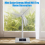 Mini solar powered wind turbine, mini solar powered windmill toy for children 3