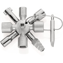 Llave universal para todos los armarios de distribución y sistemas de cierre comunes (92 mm)