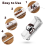 6 Pcs Cigarette Roller, 70mm Plastic Tobacco Rolling Machine, Manual Cigarette Rolling Machine for Making Cigarettes 4