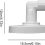 Vacuum Plate for Skimmer, Replacement for Vacuum Plate Adapter Filter System for Pool Skimmer 4