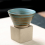 Ceramic Coffee Mugs with Base 100ml Triangular Cone Shape Porcelain-Cup Tea-Cup for Latte Household Kitchen Bar 6 5