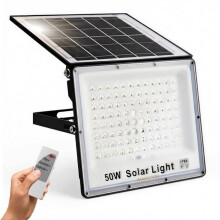 Applique murale solaire avec télécommande, batterie 3000 mAh, éclairage à 120, 96 LED, lampe murale extérieure pour jardin et ga